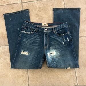Vintage Buckle BKE 67 Jeans Mens Size 36x33 Medium Wash Boot Tyler Flare Y2K